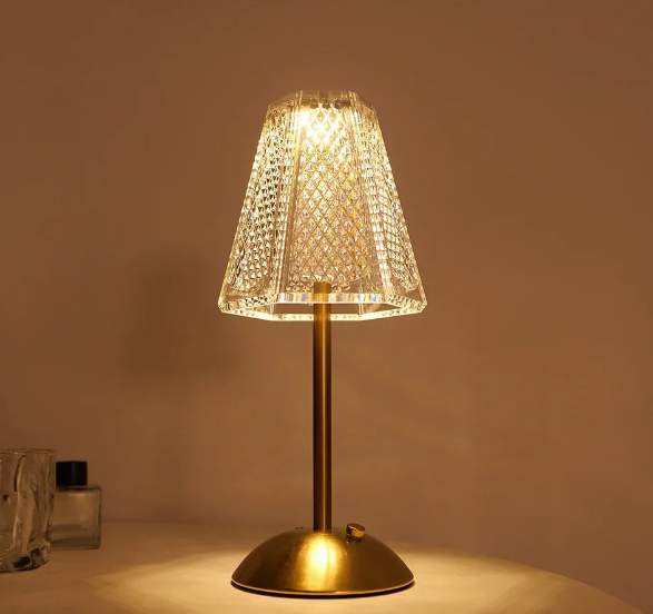 LED Table Lamp Touch Sensor USB Rechargeable – 3-Color Wireless Bedside Night Light for Home, Restaurant, Hotel, and Bar