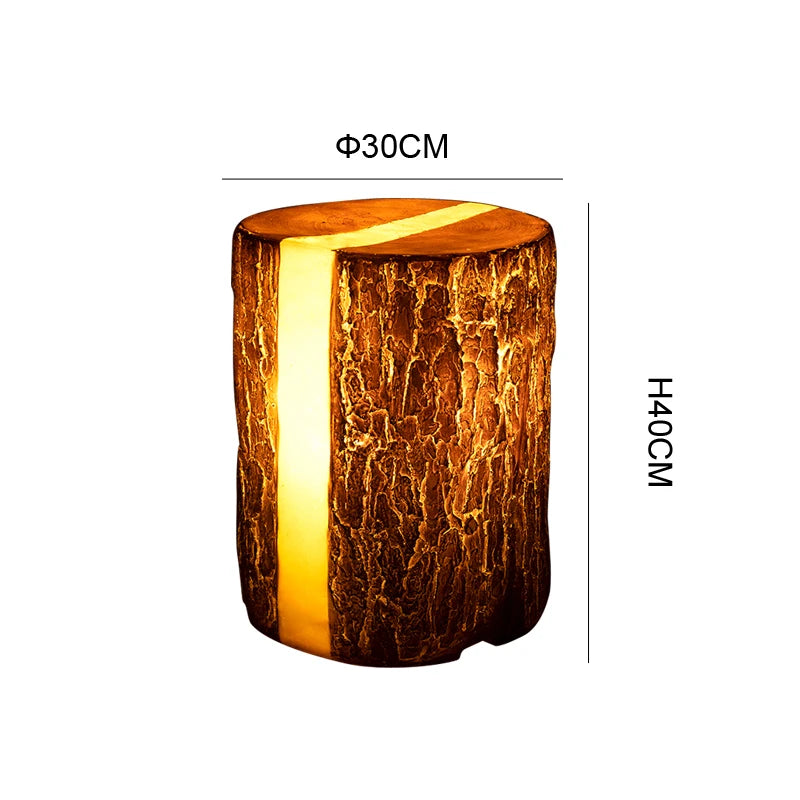 Creative Garden Tree Stump Landscape Light – Outdoor Nature-Inspired Lawn Lamp for Villas, Parks & Backyards