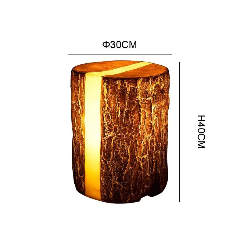 Creative Garden Tree Stump Landscape Light – Outdoor Nature-Inspired Lawn Lamp for Villas, Parks & Backyards