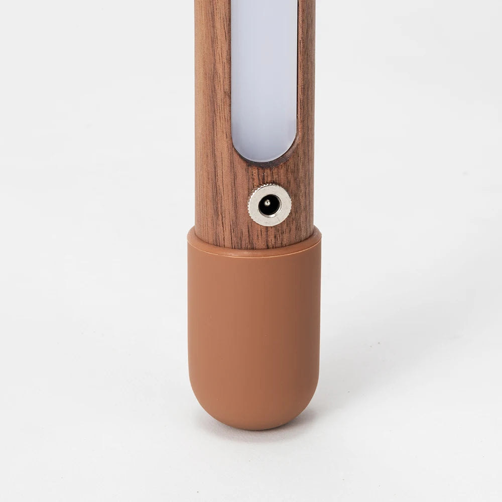 Nordic Black Walnut &amp; European Ash Floor Lamp – Modern Wall-Leaning LED Atmosphere Light for Bedroom & Living Room