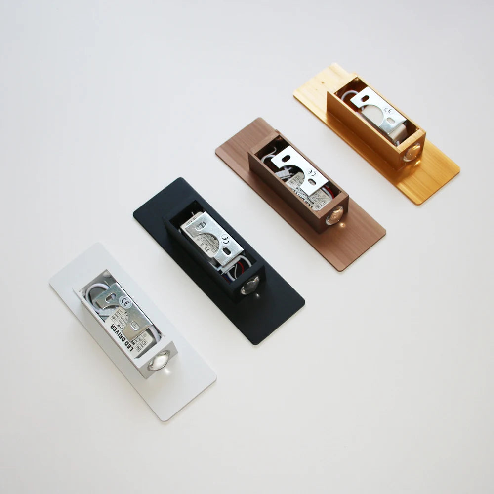 Modern LED Up &amp; Down Wall Lamp – Aluminum Indoor Sconce for Bedroom, Living Room, Aisle, and Corridor Lighting