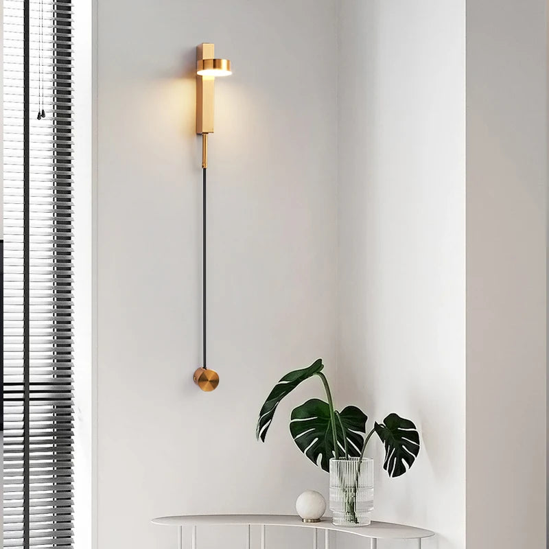 Modern Minimalist Nordic Wall Lamp – Creative Bedroom, Living Room, Aisle LED Wall Sconce