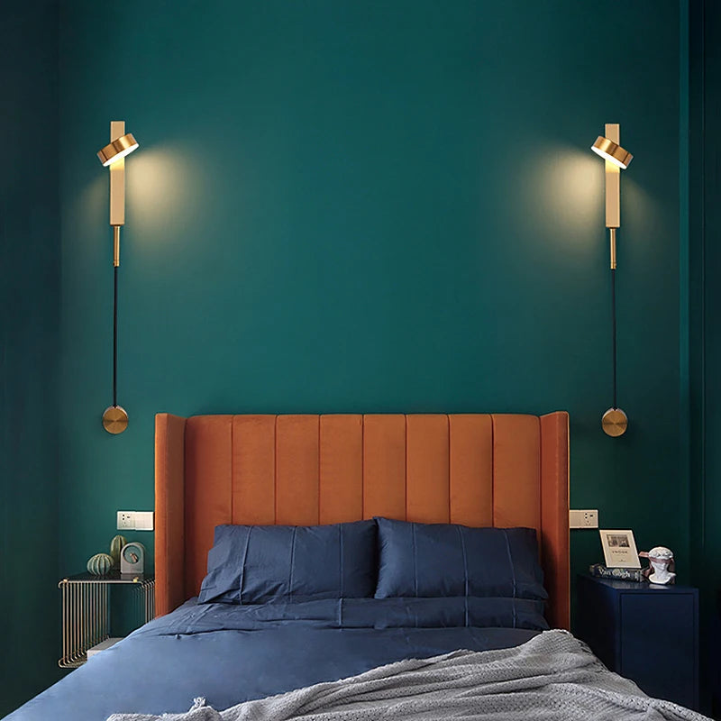 Modern Minimalist Nordic Wall Lamp – Creative Bedroom, Living Room, Aisle LED Wall Sconce