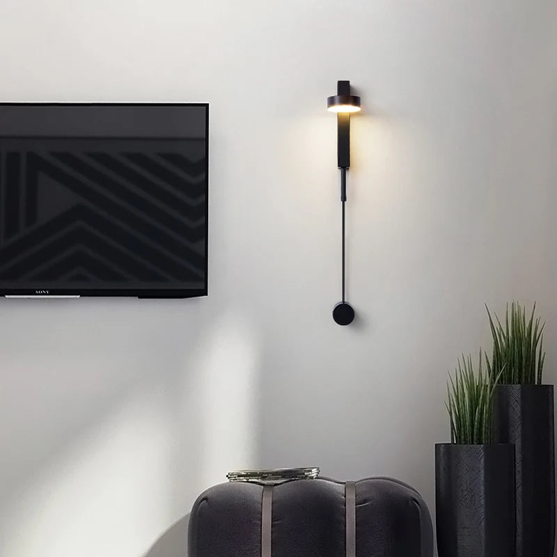 Modern Minimalist Nordic Wall Lamp – Creative Bedroom, Living Room, Aisle LED Wall Sconce