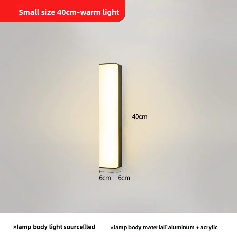 Outdoor Entrance Light – Courtyard Waterproof Wall Light, Main Lighting for Villa Garden Gate and Exterior Decoration