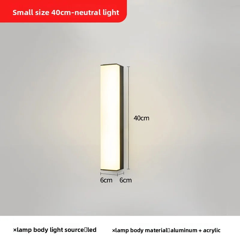 Outdoor Entrance Light – Courtyard Waterproof Wall Light, Main Lighting for Villa Garden Gate and Exterior Decoration