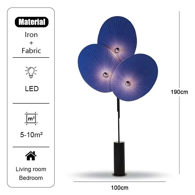 Nordic Modern Designer LED Floor Lamp – Creative Personalized Atmosphere Light for Living Rooms, Hotels, and Model Rooms