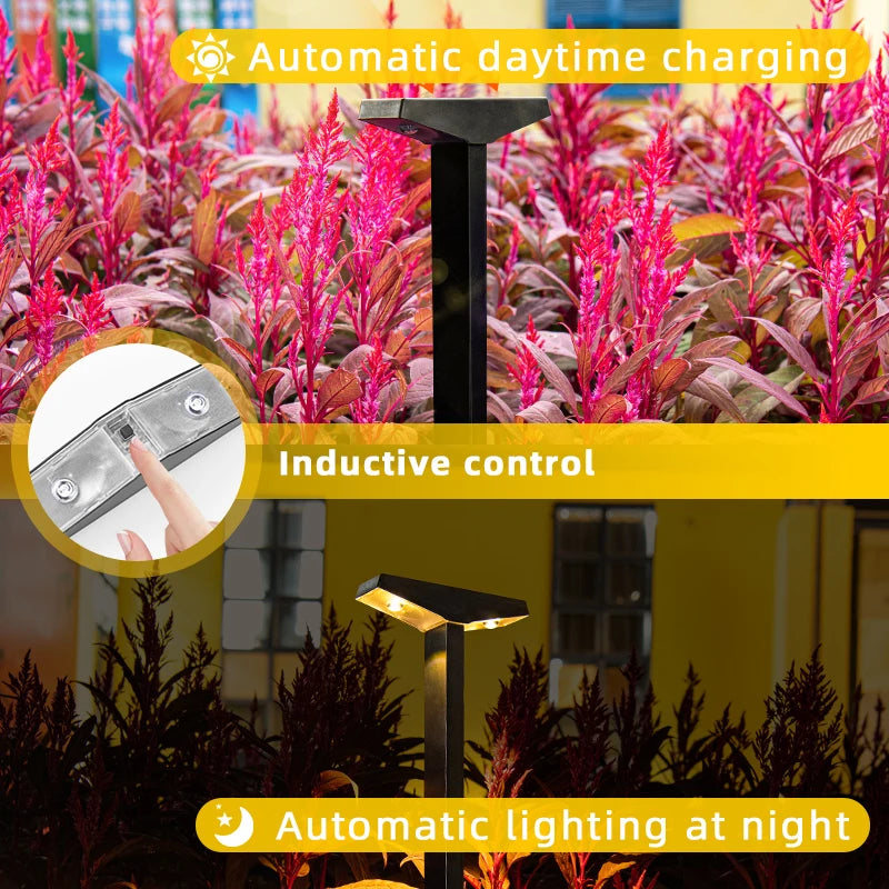 Solar Lawn Light – Outdoor Waterproof Ground Lamp for Yard, Path, Garden, Deck & Camping Landscape Decoration