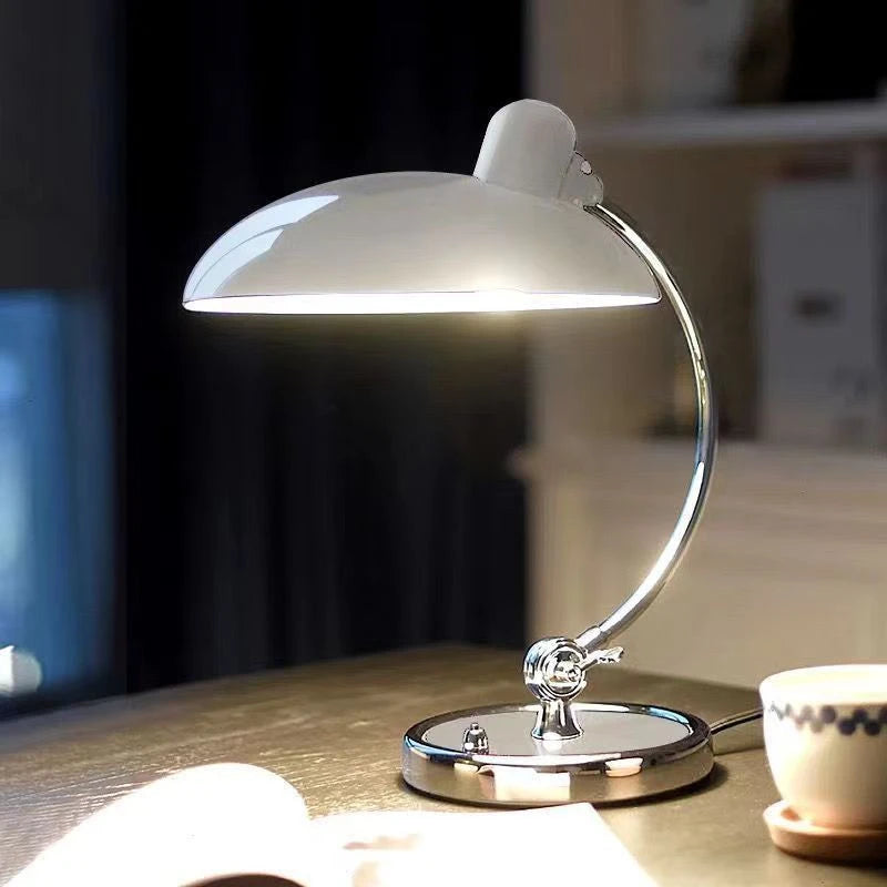 Danish Bauhaus Desk Lamp – Nordic Retro Vintage LED Bedside and Study Light