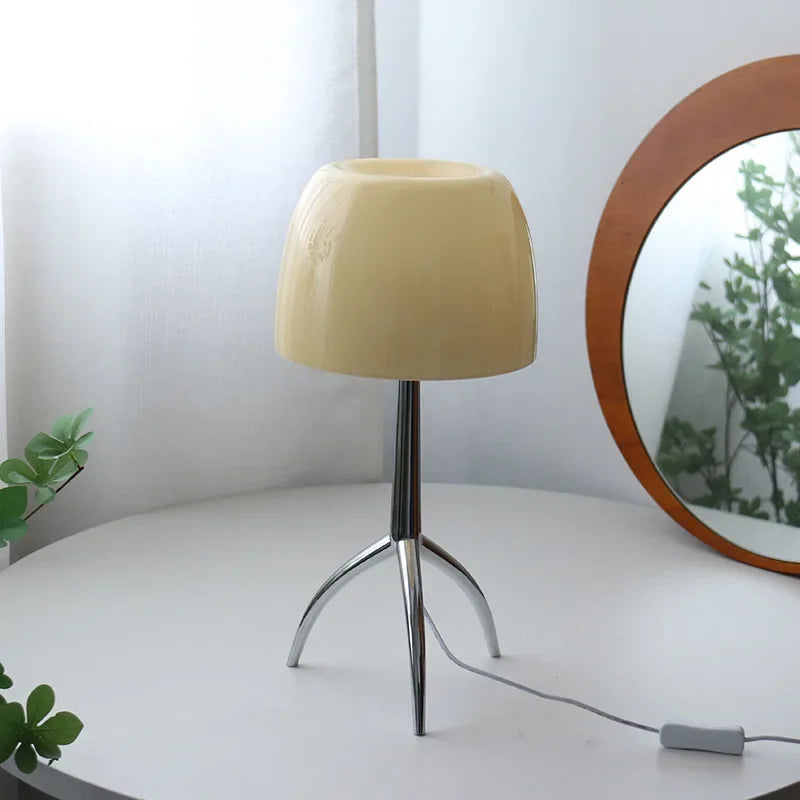 Bauhaus Style Desk Lamp – Danish Designer Postmodern Glass Table Light for Bedroom, Living Room, and Home Décor