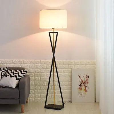 Nordic Modern Floor Lamp – Creative Iron Standing Lamp for Bedroom, Living Room, Study