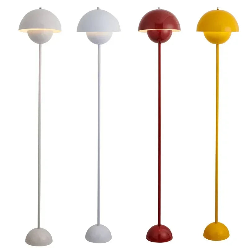 Simple Modern Cream Style Bud LED Floor Lamp – High Quality E27 Table and Desk Light for Bedroom and Living Room