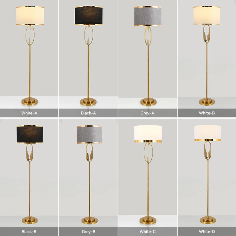 Light Luxury Post-Modern Floor Lamp – Nordic Metal Creative Living Room and Bedroom Decorative Lamp
