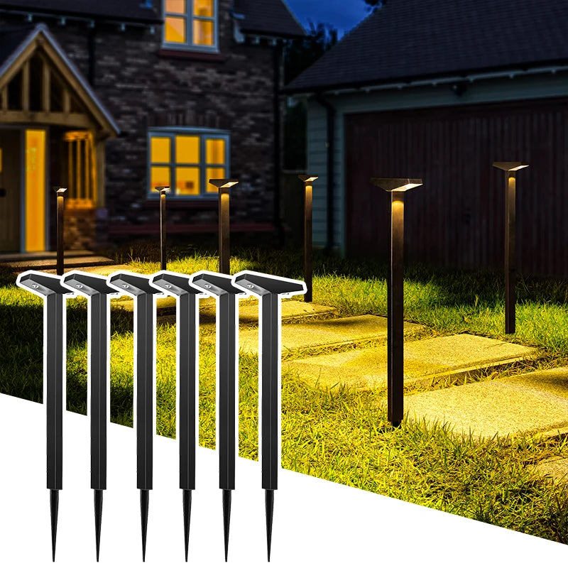 Solar Lawn Light – Outdoor Waterproof Ground Lamp for Yard, Path, Garden, Deck & Camping Landscape Decoration