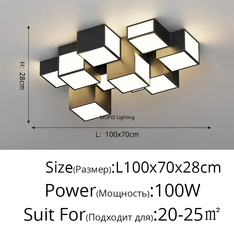 Nordic Designer Honeycomb LED Chandelier – Creative Remote-Dimming Pendant Light for Living Room & Bedroom