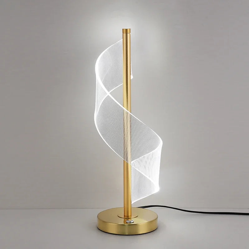 Nordic LED Table Lamp – Dimmable Touch Control Modern Bedside and Living Room Lighting