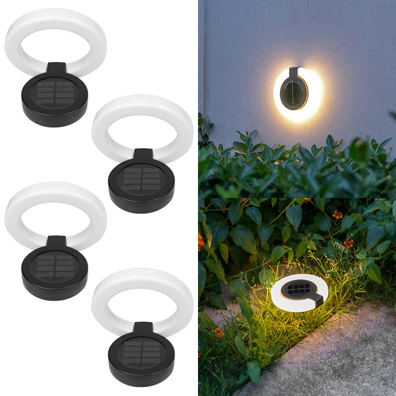 Solar Atmosphere Ground and Wall Lights – Waterproof Outdoor Buried Lamps for Garden, Balcony & Pathway Decor