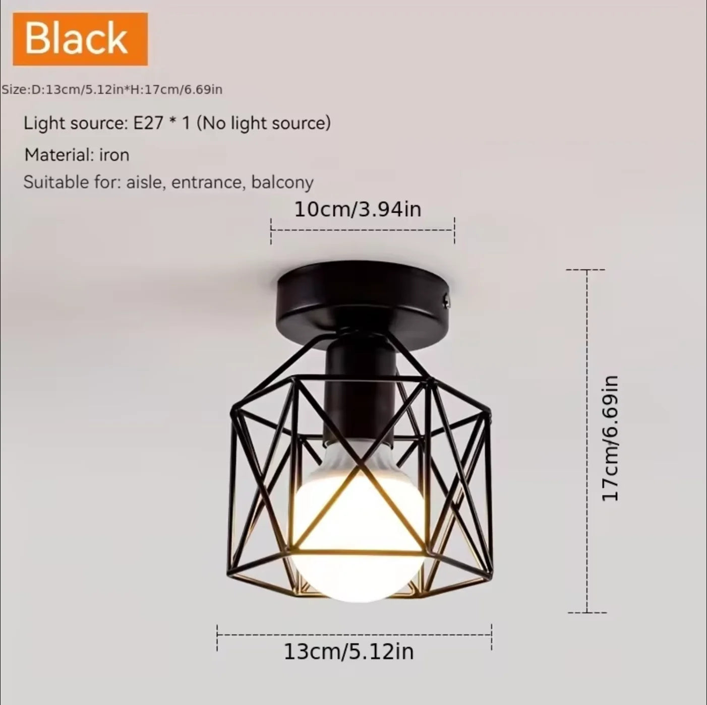 LED Ceiling Light Round Chandelier – Modern Mini Flush Mount Lamp for Kitchen, Bedroom, Living Room & Bathroom (110V / 220V)