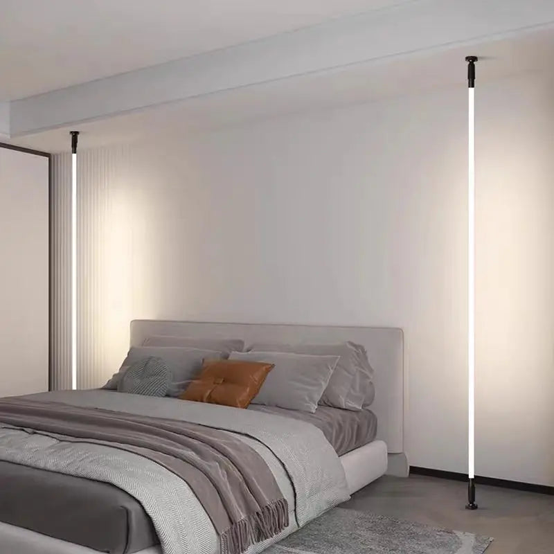 360° Soft Silicone Floor Lamp – Modern Minimalist Rotatable Skyline Light for Bedroom and Living Room