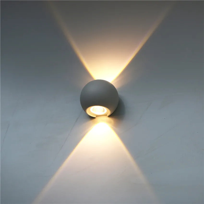 Outdoor Waterproof Wall Lamps, Indoor Up and Down Wall Light, Garden, Porch, Terrace, Corridor and Balcony Sconce
