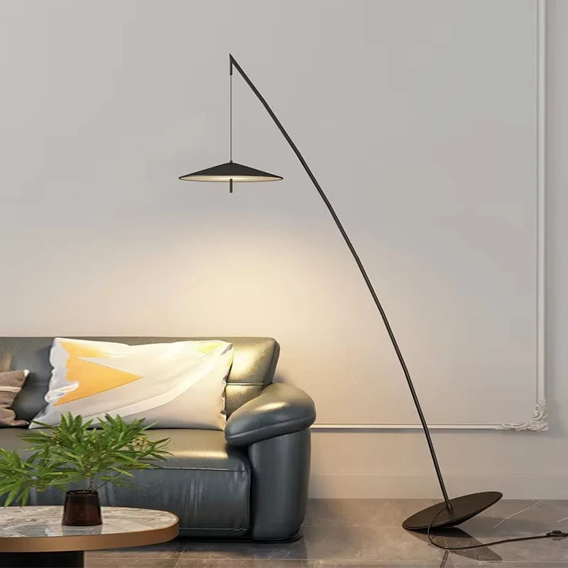 Creative Minimalist High-End Floor Lamp – Adjustable LED Standing Light for Living Room, Bedroom, Study