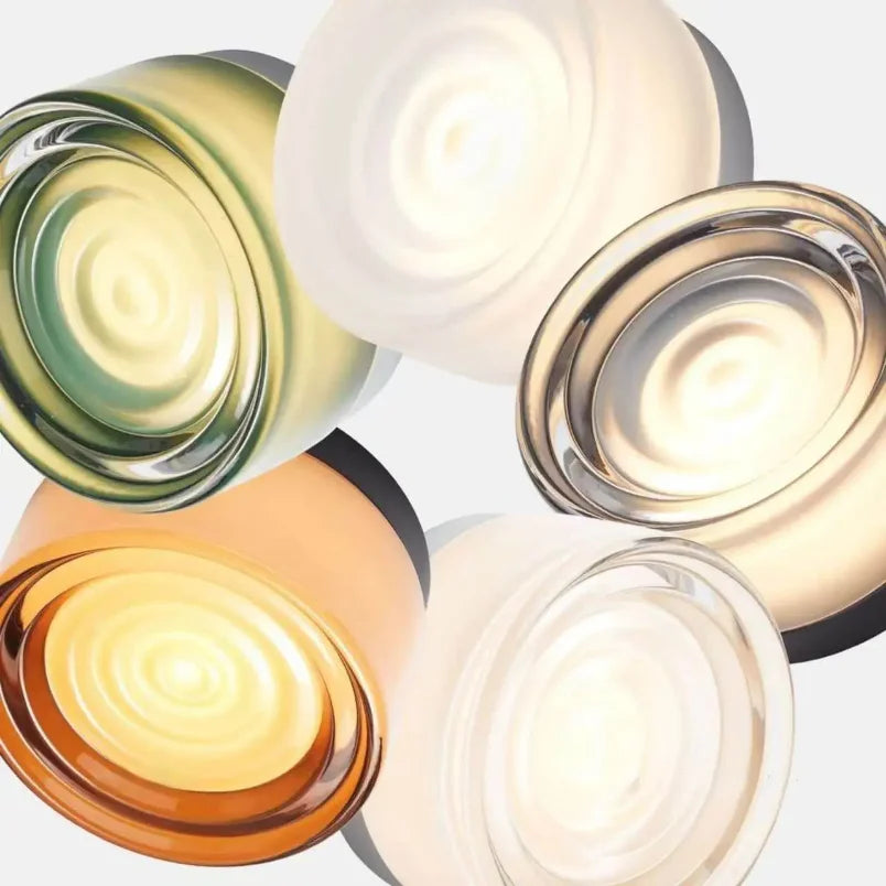 Modern Glass Round Wall Sconce – Nordic Colorful LED Lamp for Bedroom, Living Room & Hotel Decoration