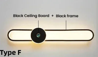 Modern Linear LED Wall Sconce – Ambient Bedroom and Hallway Lighting in Metal and Silicone