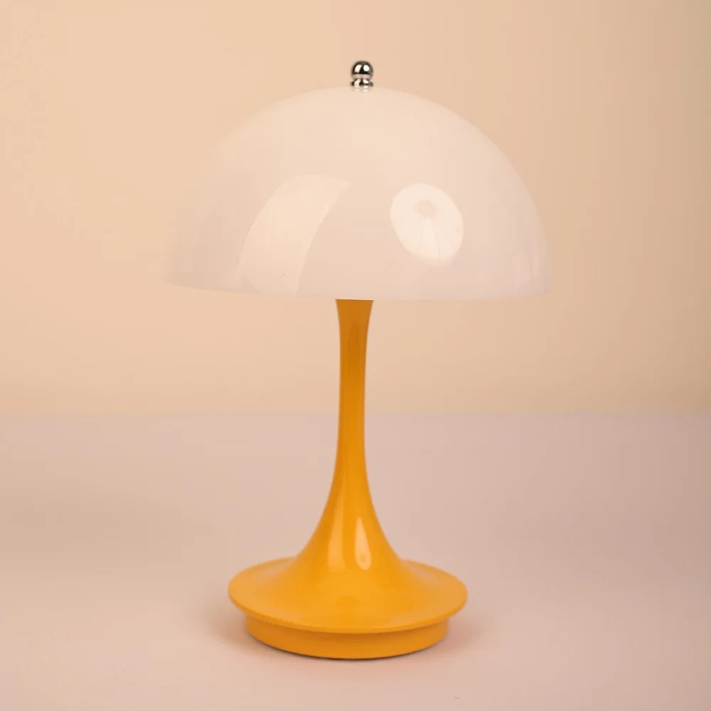 Modern Nordic Danish Mushroom Table Lamp – Rechargeable Energy-Saving LED Decor for Bedroom and Living Room