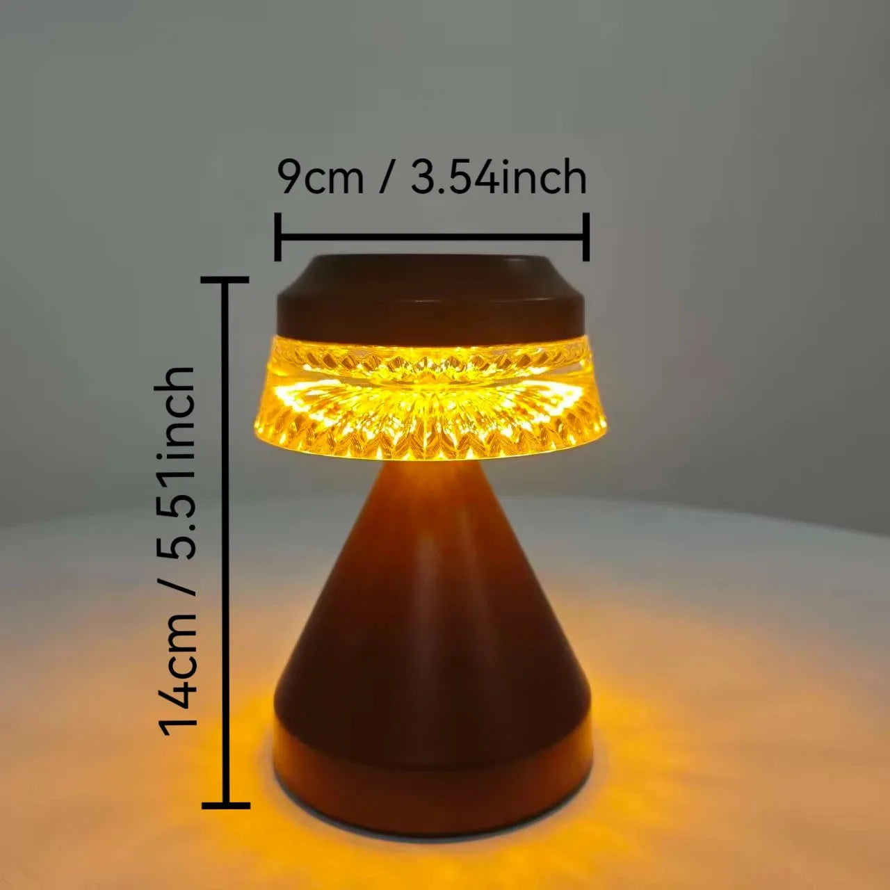 Mushroom LED Night Light Table Lamp – Rechargeable Touch Sensor Desk Lamp for Bedroom, Restaurant & Bar Décor