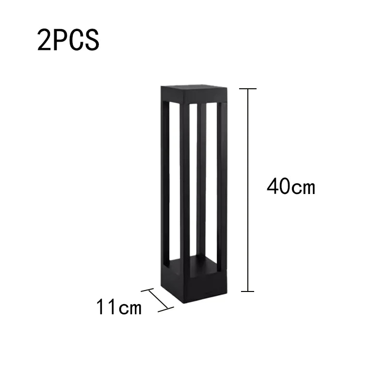 Outdoor Lawn Lamp LED Waterproof – Modern Aluminum Garden & Patio Bollard Light for Pathways, Pools & Courtyards