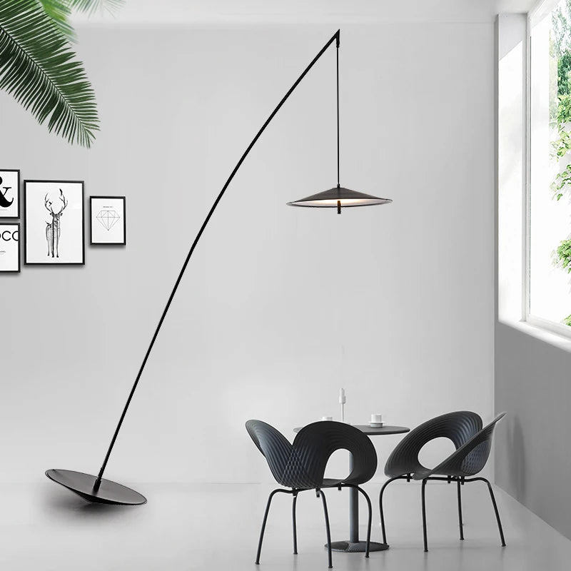 Creative Minimalist High-End Floor Lamp – Adjustable LED Standing Light for Living Room, Bedroom, Study