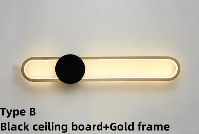 Modern Linear LED Wall Sconce – Ambient Bedroom and Hallway Lighting in Metal and Silicone
