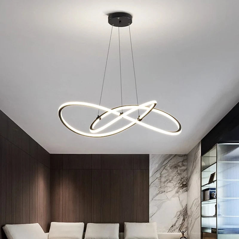 Modern LED Chandelier – Decorative Ceiling Light for Living Room, Dining Room, Bedroom & Kitchen