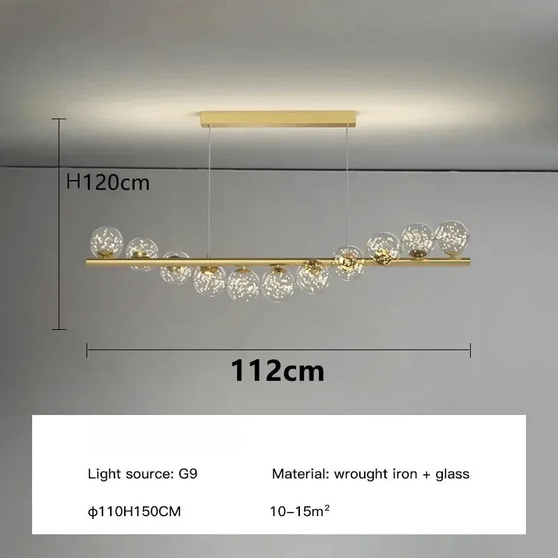 Nordic Ceiling Chandelier – Modern Luxury Suspension Light for Living Room, Kitchen, Office & Home Decoration