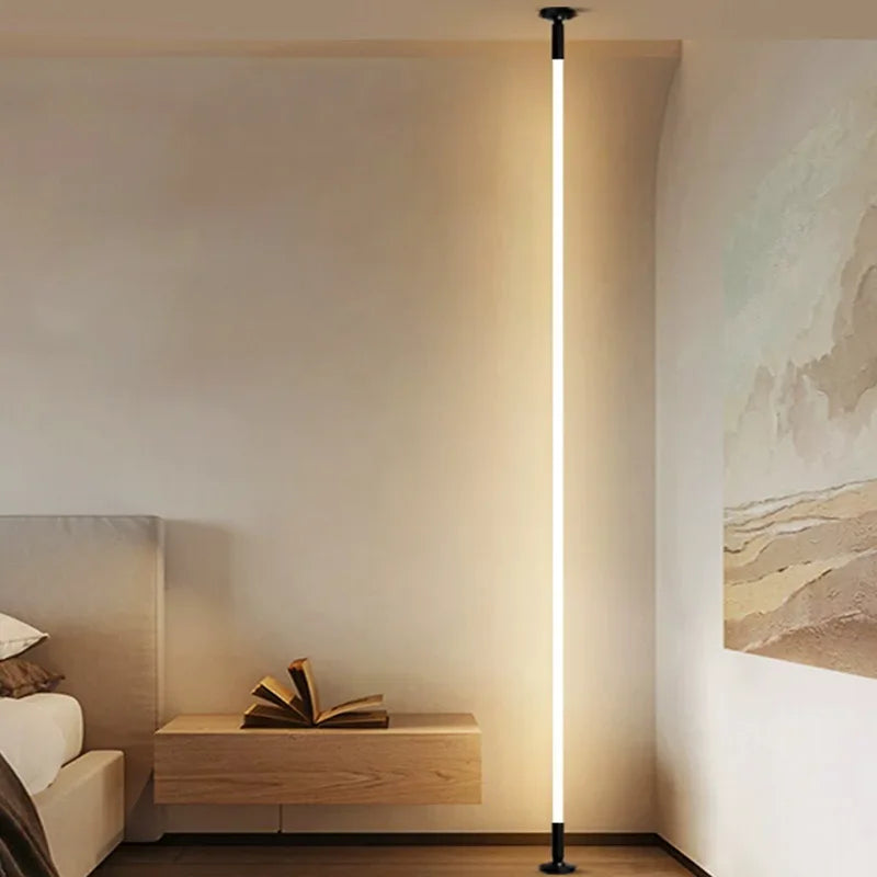 360° Soft Silicone Floor Lamp – Modern Minimalist Rotatable Skyline Light for Bedroom and Living Room