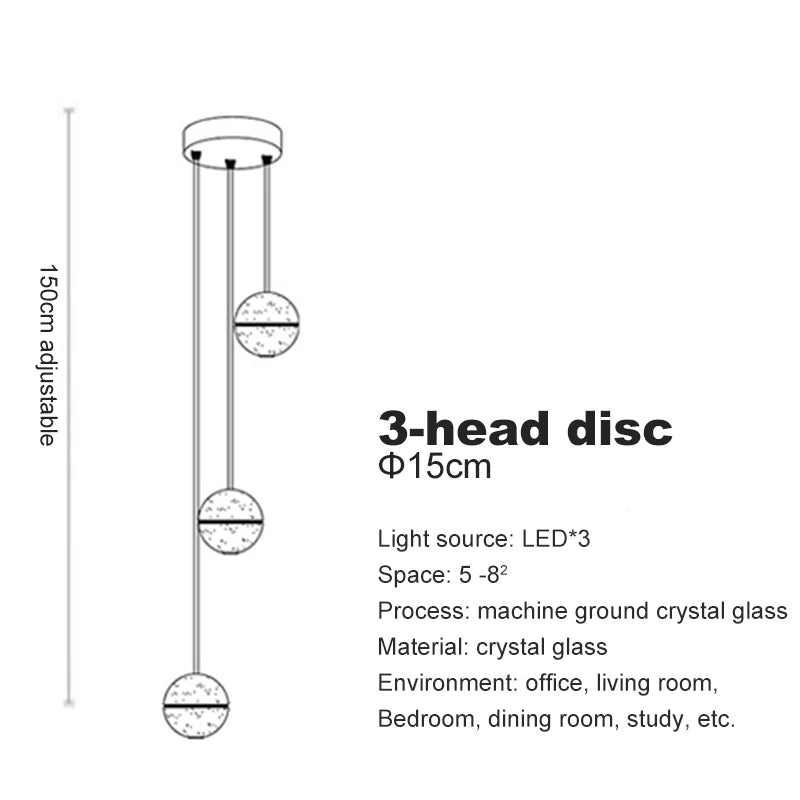 Spiral Staircase Living Room Crystal Ball LED Chandelier – Modern 2024 Luxury Ceiling Light for Home, Dining & Bedroom