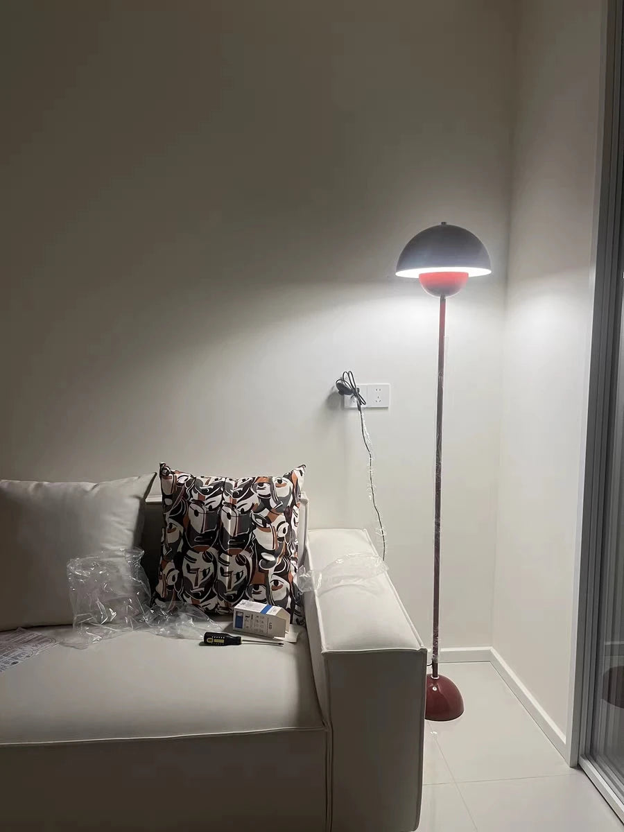 Simple Modern Cream Style Bud LED Floor Lamp – High Quality E27 Table and Desk Light for Bedroom and Living Room