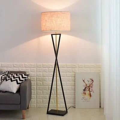 Nordic Modern Floor Lamp – Creative Iron Standing Lamp for Bedroom, Living Room, Study