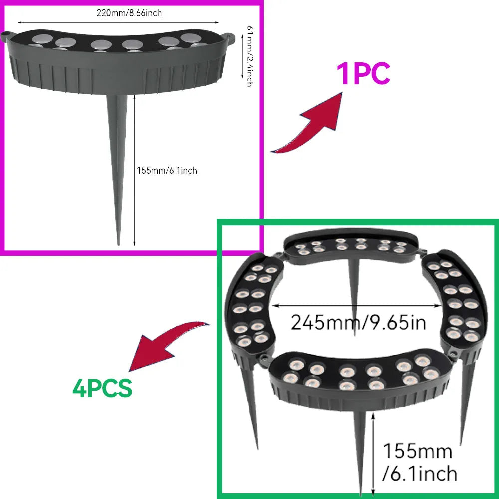 LED Tree Hugging Lamp – Outdoor IP65 Waterproof Spotlight for Garden Trees, Pathways &amp; Decorative Lighting