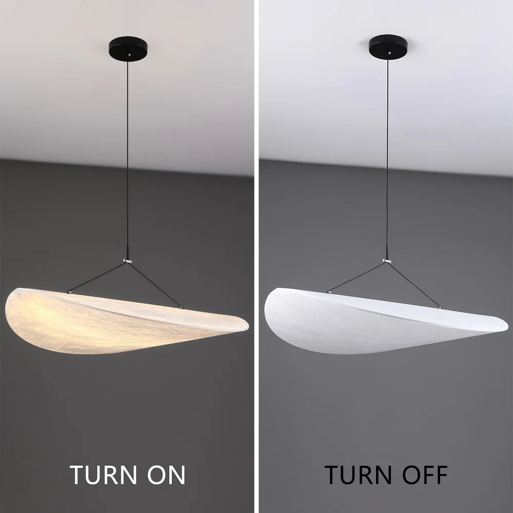 LIMIT LIGHT Silk LED Ceiling Chandelier – Modern Japanese-Style Handmade Pendant Lamp