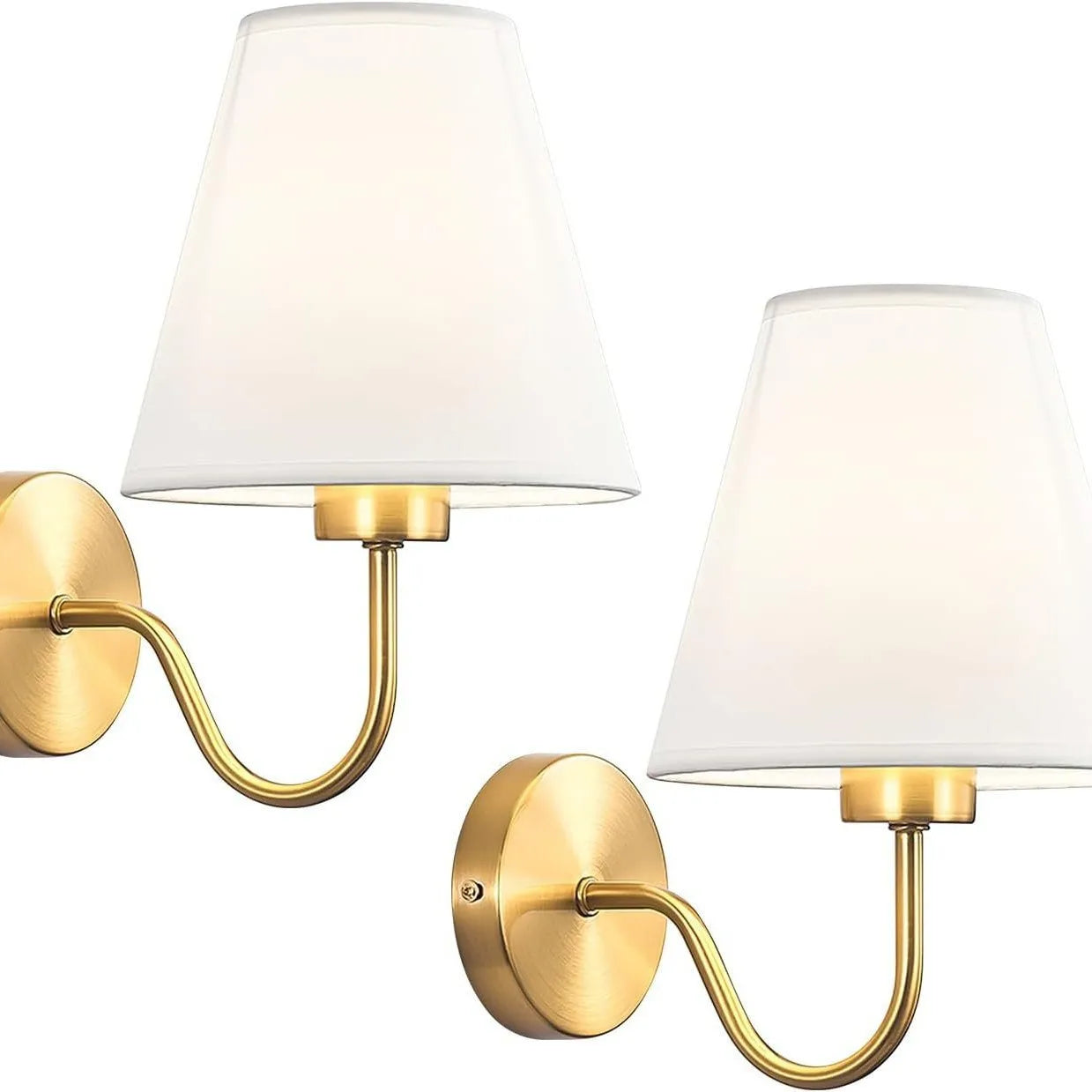 Modern Fabric Wall Lamp – Retro-Inspired Bedside and Living Room Sconce with E27 LED Compatibility