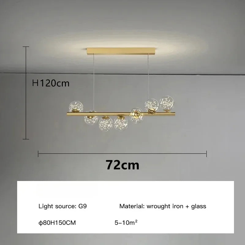 Nordic Ceiling Chandelier – Modern Luxury Suspension Light for Living Room, Kitchen, Office & Home Decoration