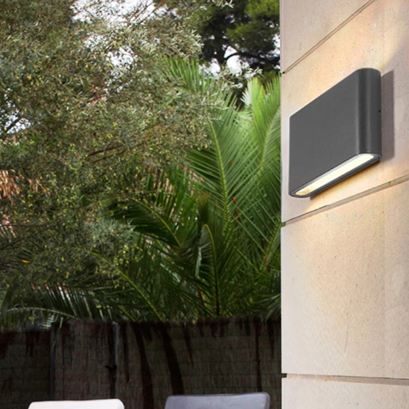 LED Outdoor Waterproof Wall Lamp – 6W, 12W, 20W Aluminum Wall Sconce for Indoor & Outdoor Home Lighting