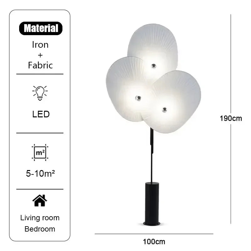 Nordic Modern Designer LED Floor Lamp – Creative Personalized Atmosphere Light for Living Rooms, Hotels, and Model Rooms