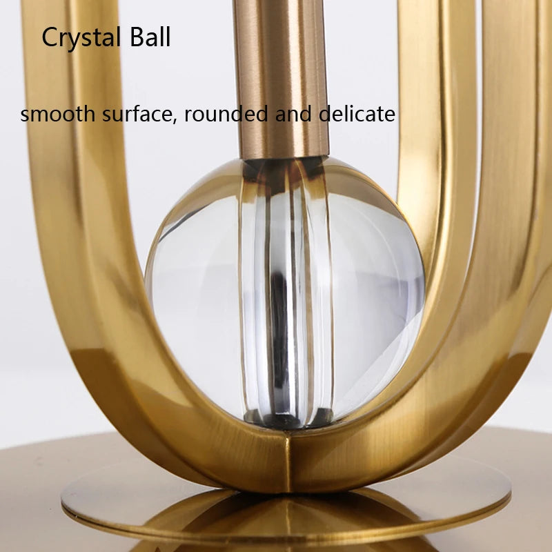 Nordic Luxury Metal Desk Lamp – Minimalist Post-Modern Bedside Light for Bedroom and Villa Living Spaces