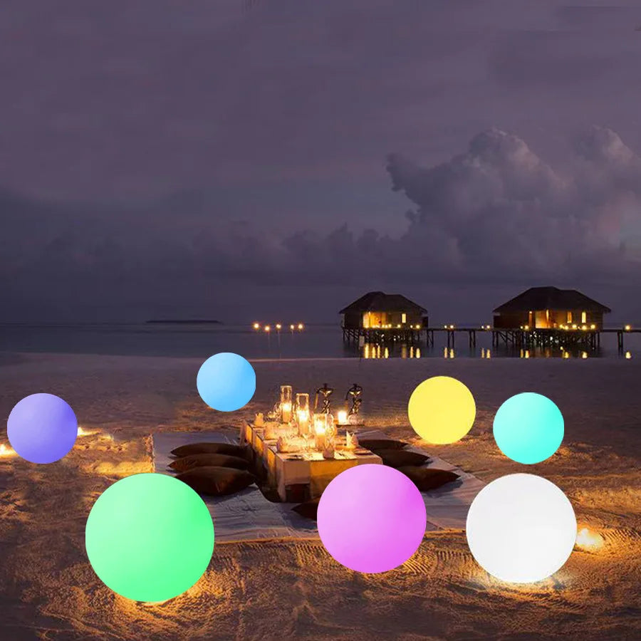 Solar LED Ball Light with Remote Control – 16-Color Adjustable IP65 Waterproof Sphere Lamp for Garden & Lawn Decoration