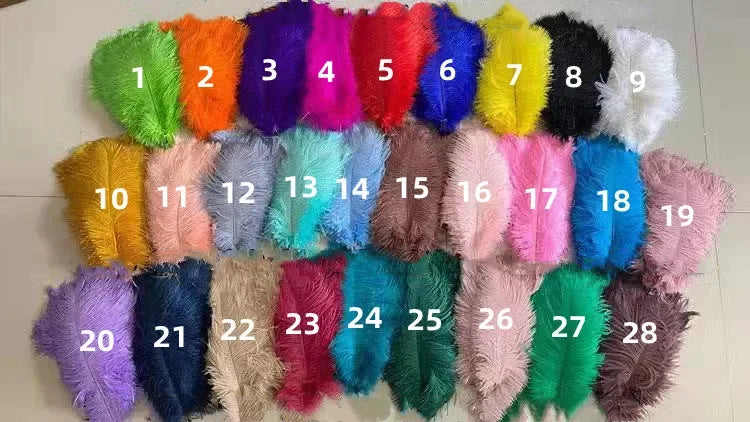 Nordic Ostrich Feather LED Chandelier – Luxury Soft Feather Pendant Lamp for Living Room & Bedroom