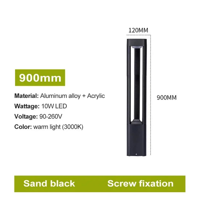 Outdoor LED Waterproof Lawn Lamp – Modern IP65 Landscape Light for Courtyard, Villa, Garden & Park