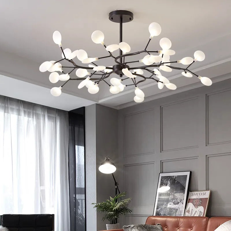 Nordic Firefly Pendant Light – Luxury Creative Art Chandelier for Living Room & Bedroom Home Decor