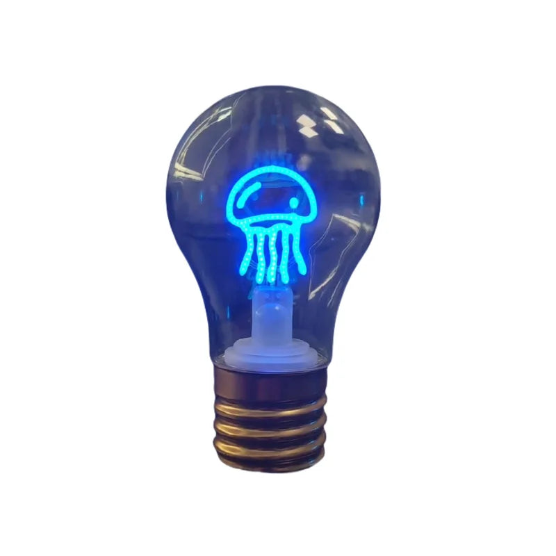 Edison A70 Rechargeable LED Decorative Bulb – Vintage Warm Light Type-C Portable Art Lamp